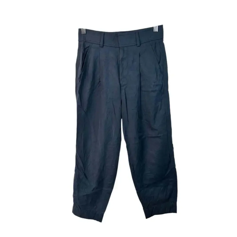 Everlane Women's Navy and Blue Trousers
